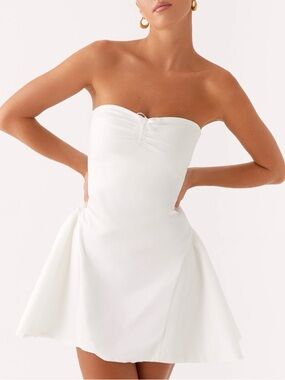 Peppermayo white mini dress